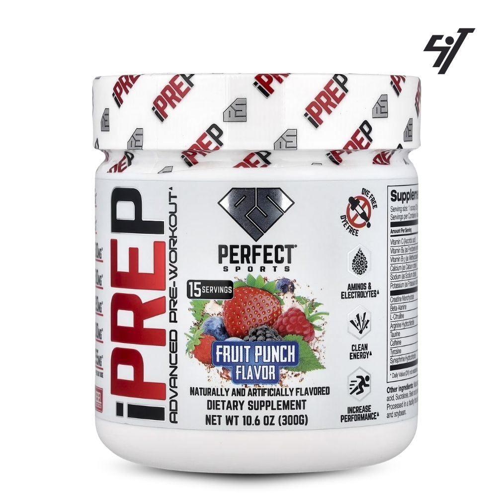 PRE ENTRENO IPREP 300GR FRUIT PUNCH 30 SERV + STRAPS
